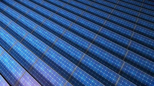 太阳能板发电站新能源碳中和光能低碳