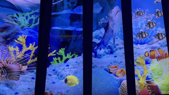 上海海昌海洋公园动物海洋馆游乐园视频素材模板下载