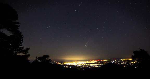 夜空星辰延时摄影