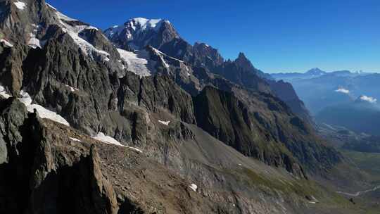 阿尔卑斯山，山脉，峰，游览杜勃朗峰