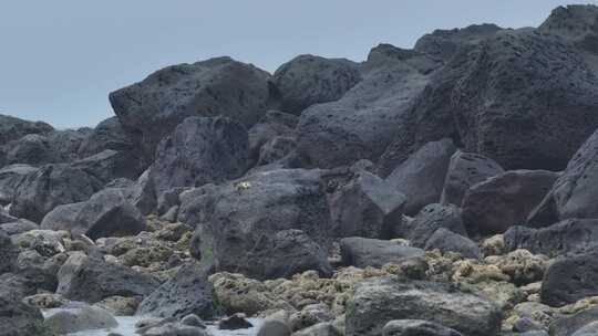 海南龙门激浪海岸航拍