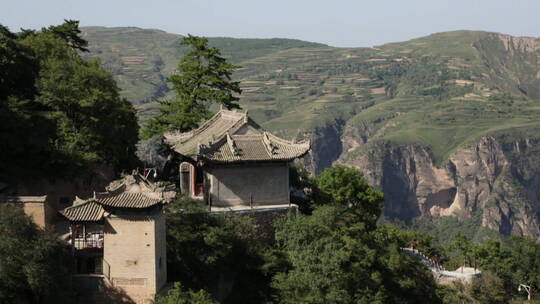 甘肃崆峒山风景建筑道观日出日落7