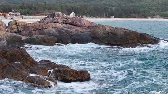 深圳海岸礁石航拍