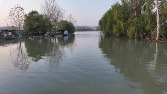 湖光渔家 生态湿地 塘口