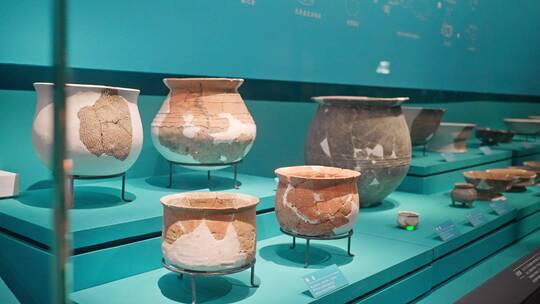 湖南省博物馆历史文物陶器