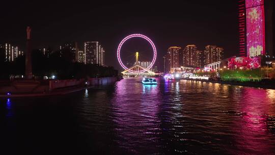 河道夜景