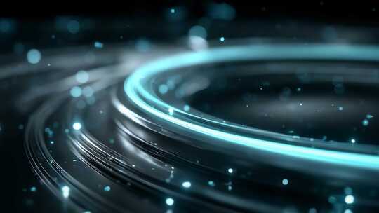 科技光环环绕未来感十足