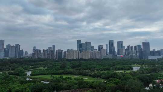 深圳城市建筑城市风光航拍