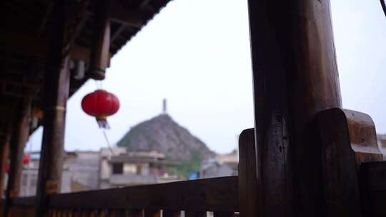 城镇街道市井场景