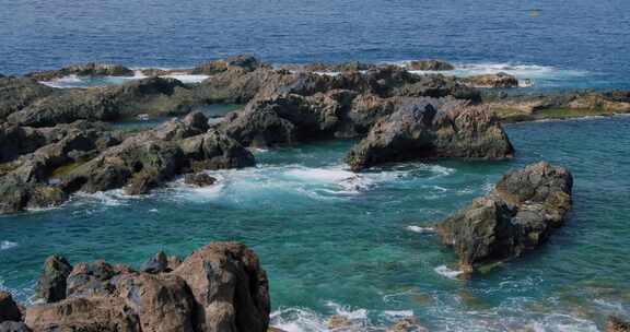 特内里费岛，加那利群岛，海，岩石