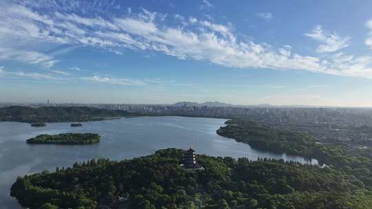 杭州西湖航拍