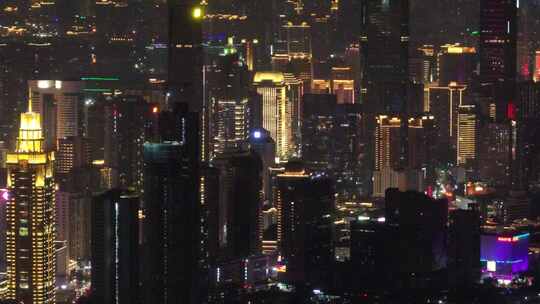 深圳CBD夜景航拍
