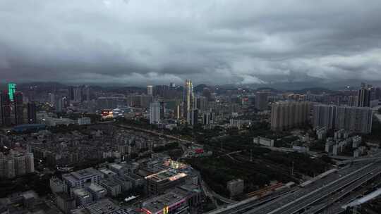 深圳宝安区新安街道航拍