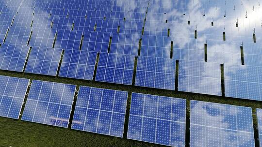 清洁能源太阳能电池发电风机发电