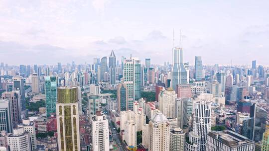 上海虹口区建筑群视频素材模板下载