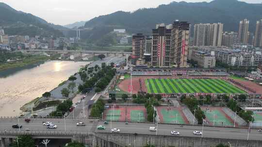 贵州榕江县村超体育场视频素材模板下载