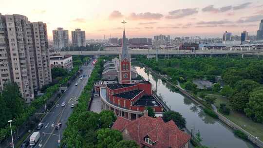上海浦东金桥碧云社区张家楼天主教堂