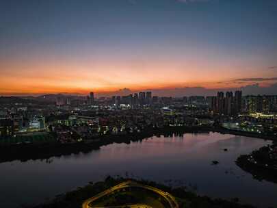 塘坑水库夜景