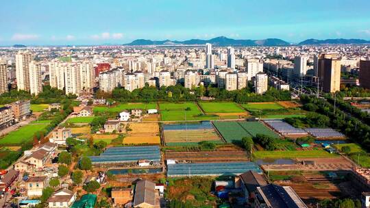 台州市路桥区金清镇风光，航拍素材宣传片