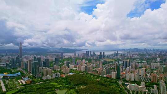 美丽深圳城市大景航拍