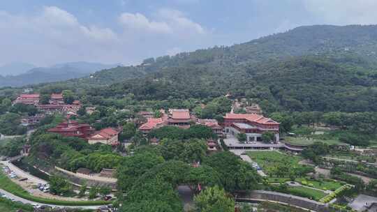 福建莆田南山广化寺航拍