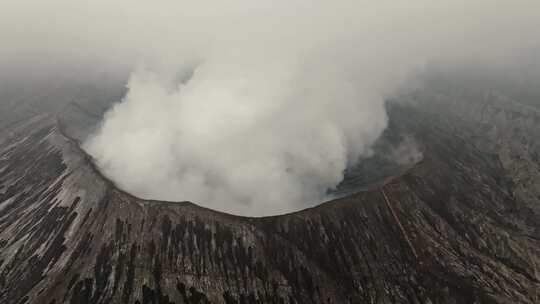 航拍Bromo火山