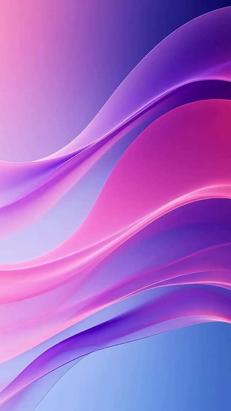 渐变色彩动感波浪背景