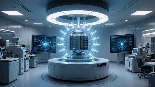 科技实验室核心设备场景