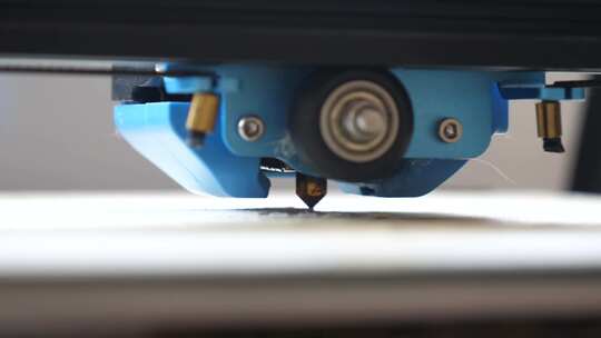 3D打印机喷头视频素材模板下载