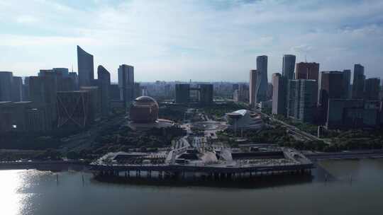 杭州新城CBD建筑航拍