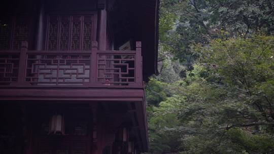 杭州飞来峰韬光寺建筑风景