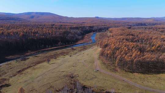 内蒙古阿尔山风景区航拍