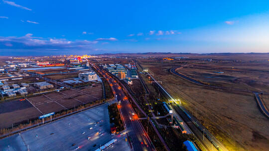 满洲里城市风光延时合集