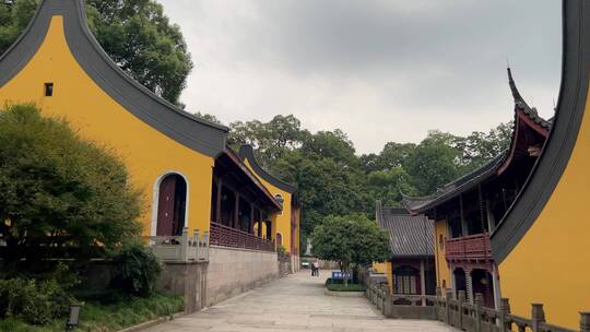 4k 佛教寺庙古建筑特写