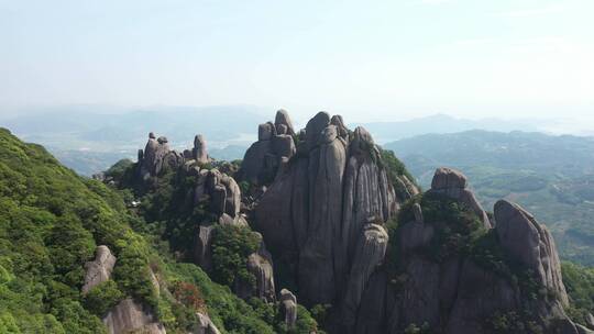 航拍福建宁德太姥山