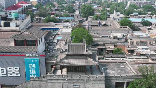 合集河北邯郸串城街历史文化街区航拍