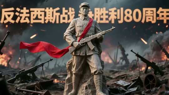 反法西斯胜利80周年战士雕像