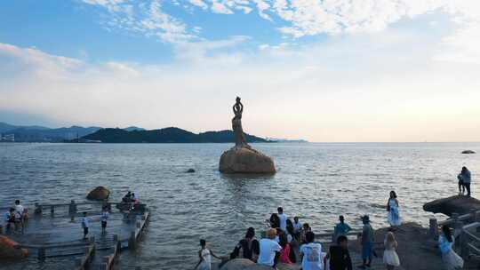 广东珠海城市风光航拍