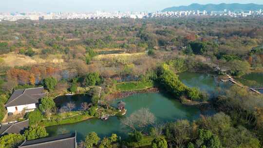 杭州市西湖区西溪湿地美景风景视频素材