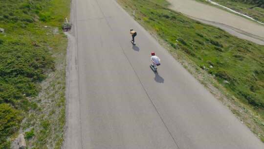 长板速降运动FPV航拍