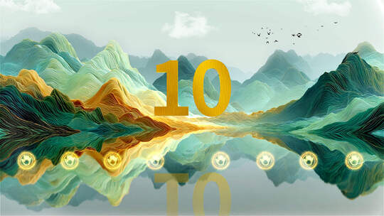 中国风国潮倒计时