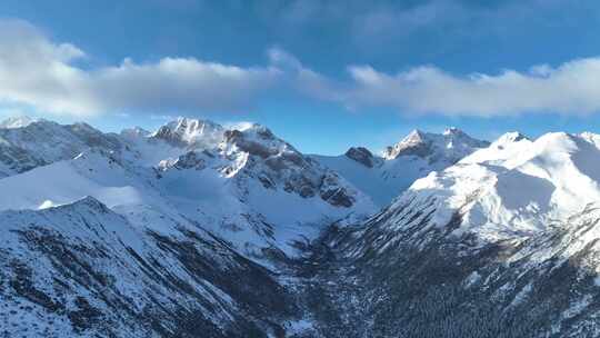 雪山航拍素材