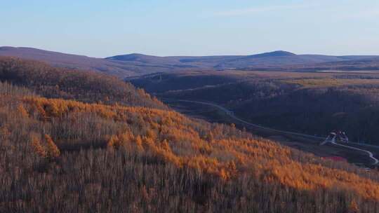 内蒙古奥伦布坎景区航拍