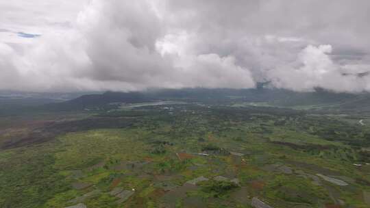 腾冲火山地热国家地质公园航拍