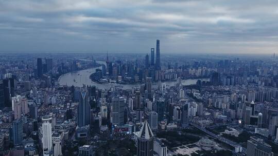 上海中心大厦延时航拍