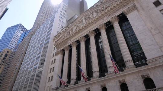 纽约证券交易所特写镜头
