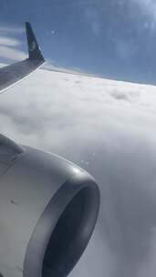 飞机在云上飞
