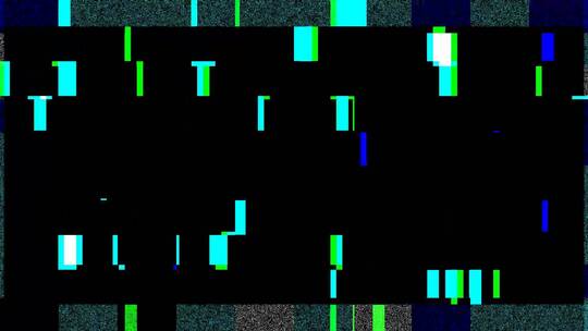 VFX动画模拟旧的8位和16位数字故障的叠加视频素材模板下载