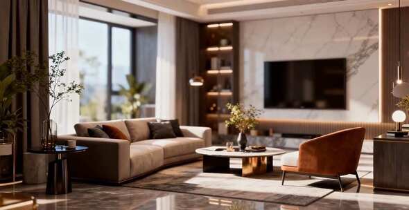 现代风格客厅家居素材