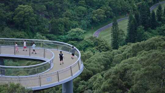 厦门山海步道林海线上李水库东坪山